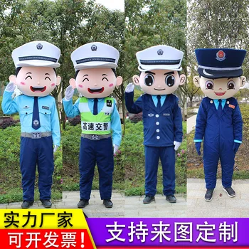 

Policemen Mascot Costume Suits Cosplay Party Game Dress Outfits Clothing Carnival Halloween Xmas Easter Festival Adults