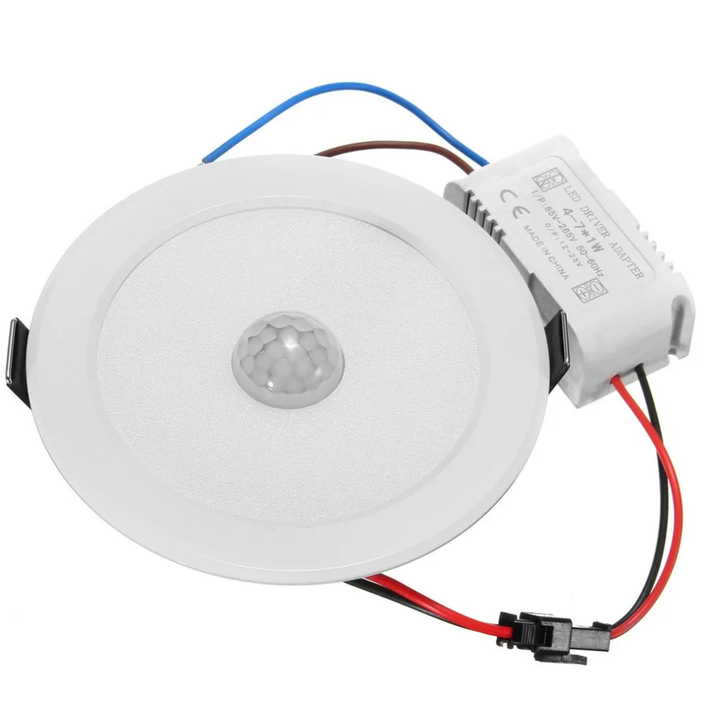 Dropshipping E27 LED Panel Light PIR Motion Sensor Downlight Infrared Detector Motion Switch Round Ceiling Light Warm White Dropshipping E27 LED Panel Light PIR Motion Sensor Downlight Infrared Detector Motion Switch Round Ceiling Light Warm White