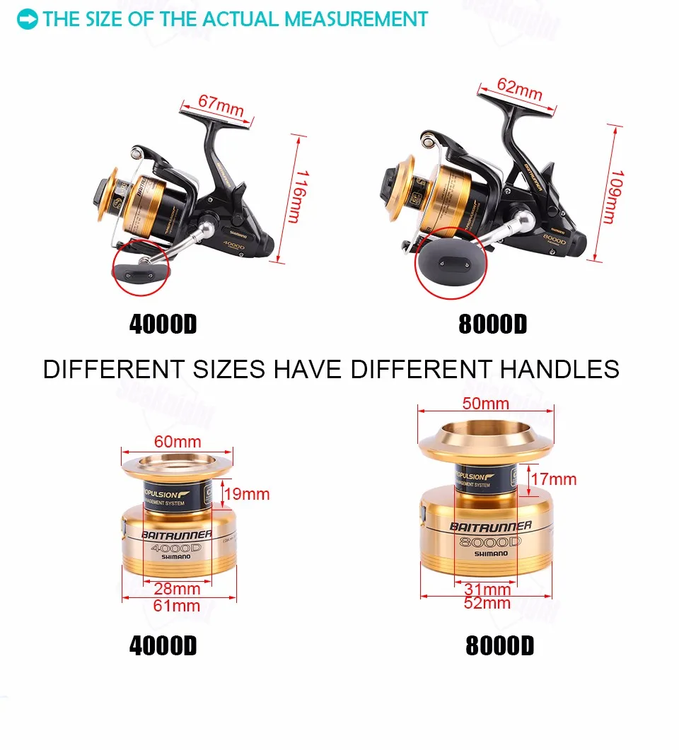 Shimano BaitRunner Fishing Spinning Reel FinishTackle