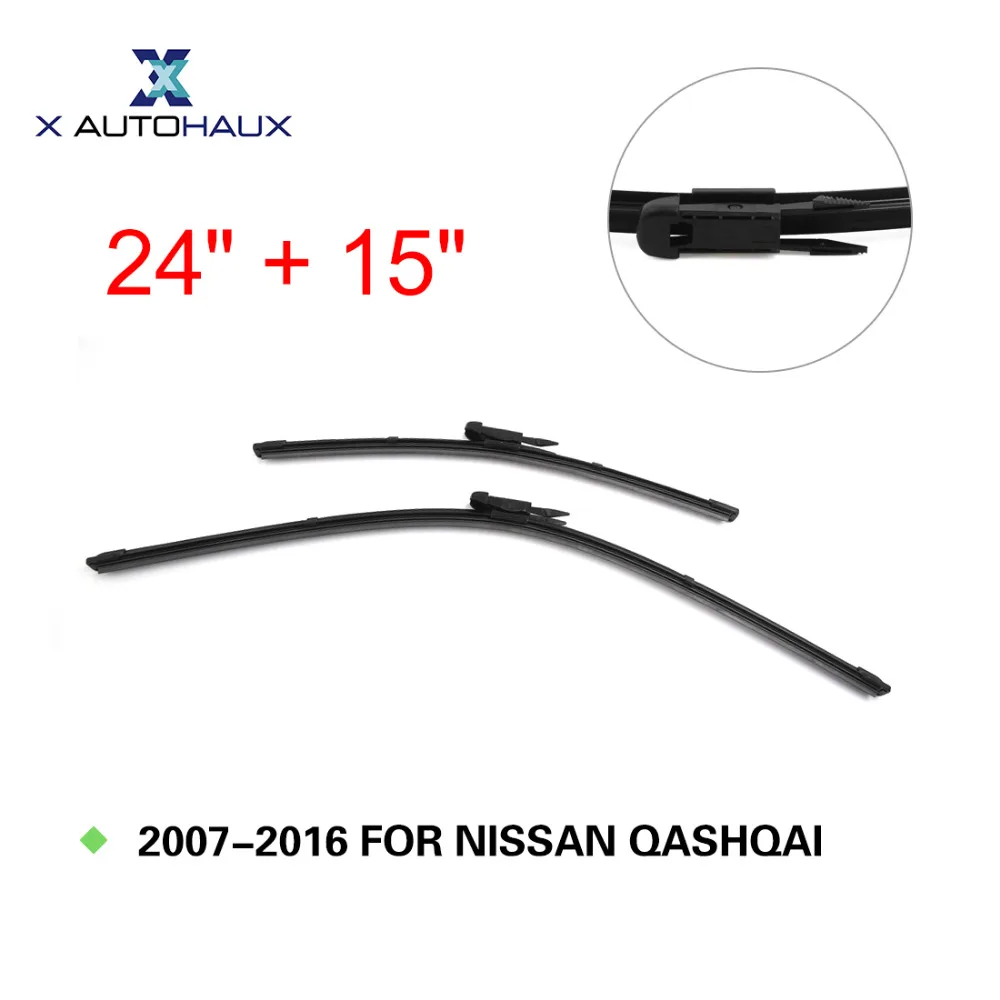 X AUTOHAUX 24" + 15" Exact Fit Windscreen Windshield Clean Car Auto