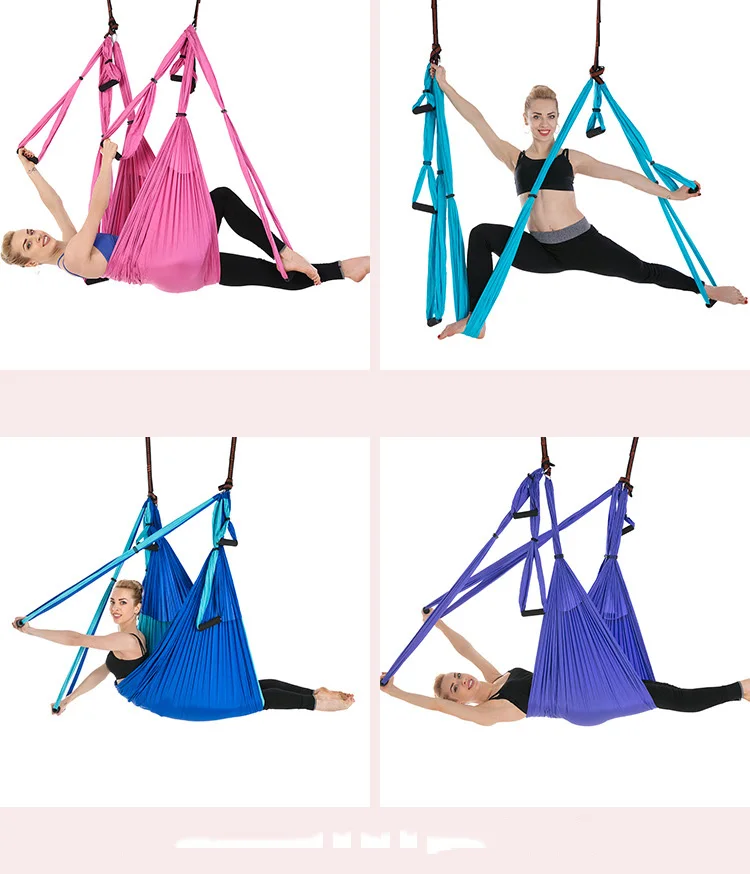 Anti-gravity Aerial Yoga Hammock Set Yoga Belt Flying Yoga Hammock for Pilates Body Building Yoga Swing With HangingTray