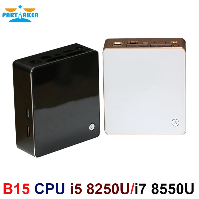 [Intel Core i7 8550U i5 8250U Quad Core] приставка Nuc Mini PC Windows 10 Pro DDR4 Max 32 ГБ AC Wifi Мини компьютер HDMI