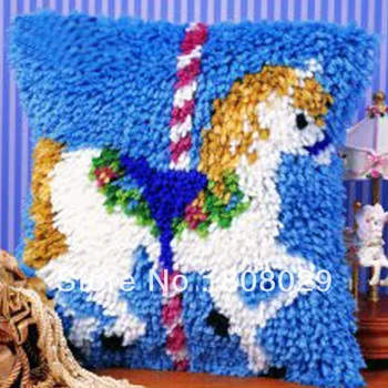 

-BZ036 Latch hook rug kit. carpet set. 100% acylic yarn set