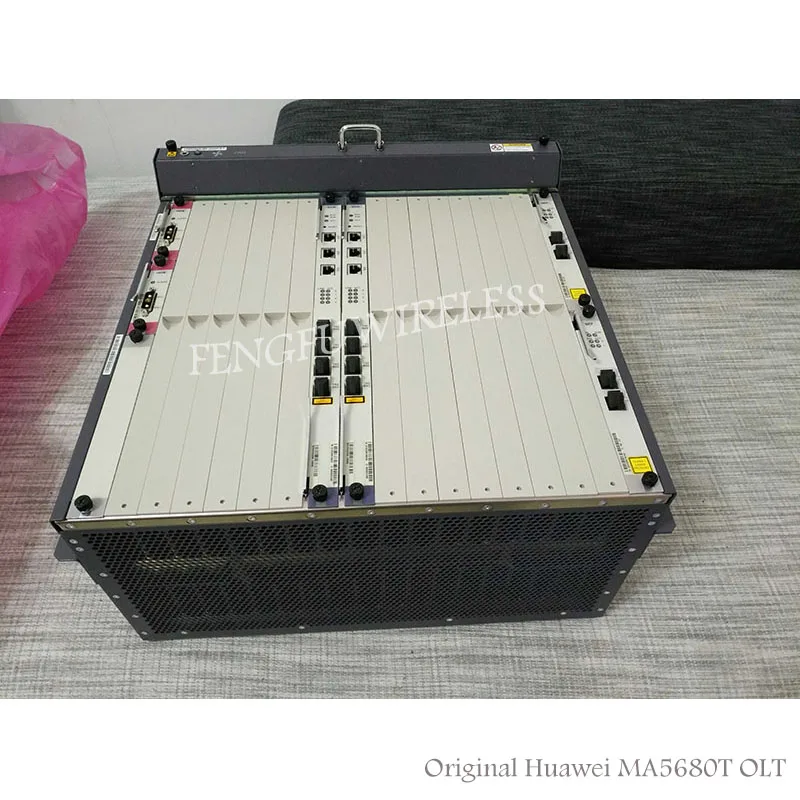 Оригинальный FTTH 1G HW GEPON GPON OLT MA5680T 2 * SCUN GICF PRTE 1 GPFD C + сервисная плата с 16 шт модули