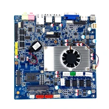 Thin Fanless Mini-ITX Celeron 1037U motherboard support 3G and Wifi and 4GB Ram