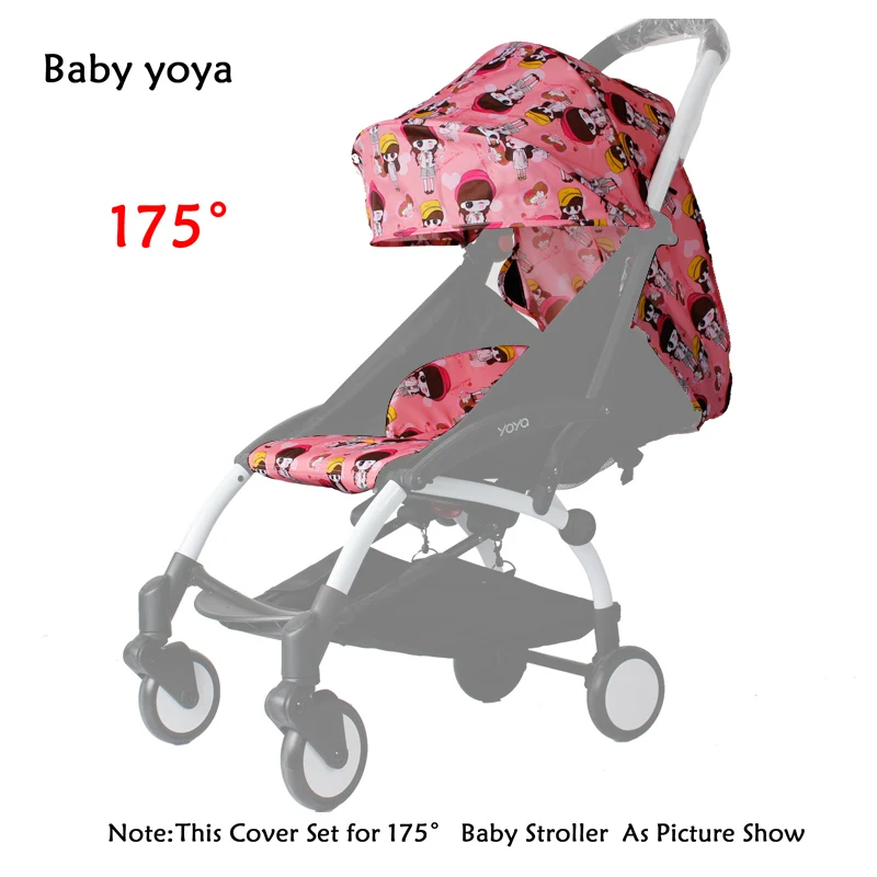2018 Новый 9 видов стилей! BABYYOYA 175 градусов Защита от солнца крышка и сиденья подушки комплект Yoya yoyo Детские коляски интимные аксессуары навес