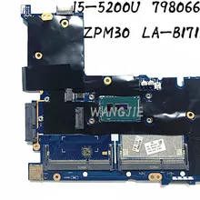 Для материнской платы ноутбука hp 430 G2 W/I5-5200U cpu 798066-601 ZPM30 LA-B171P полностью протестированы