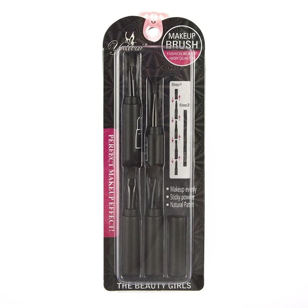 

Foundation Multifunctional Professional Top Grade Makeup Tool 4-in-1 Fold Makeup Brush Set
