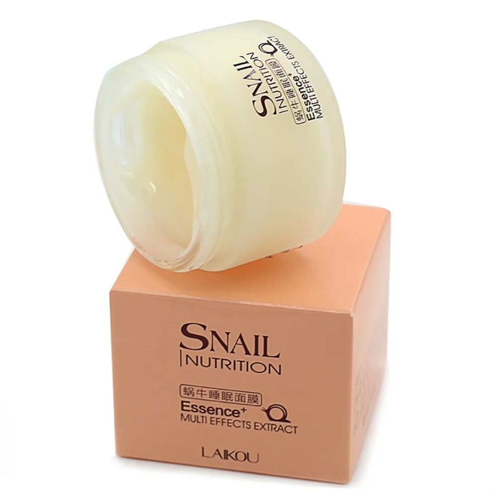 Snail Sleeping Mask Essence увлажняющий ночной крем против старения морщин крем для макияжа для женщин Maquillaje Snail Cream beauty