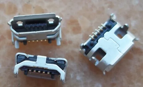 100 шт/партия Micro 5pin usb разъем 6 мм расстояние стопы с краем | Обустройство дома