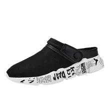 Мужские дышащие удобные тапочки на толстой подошве летний больших размеров пляжные сандалии мужская обувь terlik kappie шлепанцы 40jy11