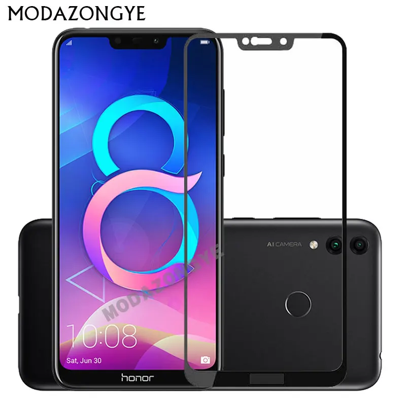 

Huawei Honor 8C Tempered Glass Honor 8C Screen Protector For Huawei Honor 8C BKK-L21 8 C Full Cover Glass Film Glass 6.26