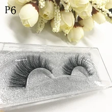 Профессиональные натуральные накладные ресницы 3D норки полные полоски макияж искусственный материал «норка» ресницы расширение