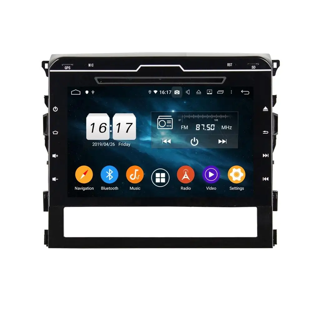 Автомагнитола PX6 4 Гб + 64 ГБ Android 10 DVD-плеер для Toyota Land Cruiser 2016-2019 стерео радио GPS Bluetooth