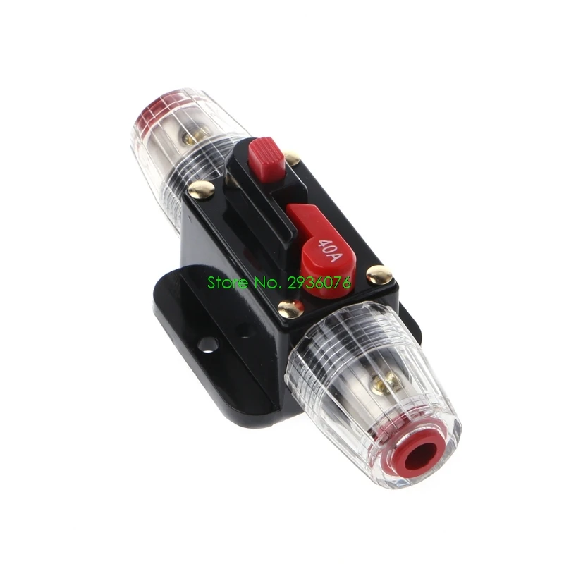 

12V DC 100A Car Audio Solar Energy Inline Circuit Breaker Reset Fuse Holder Drop Shipping Support