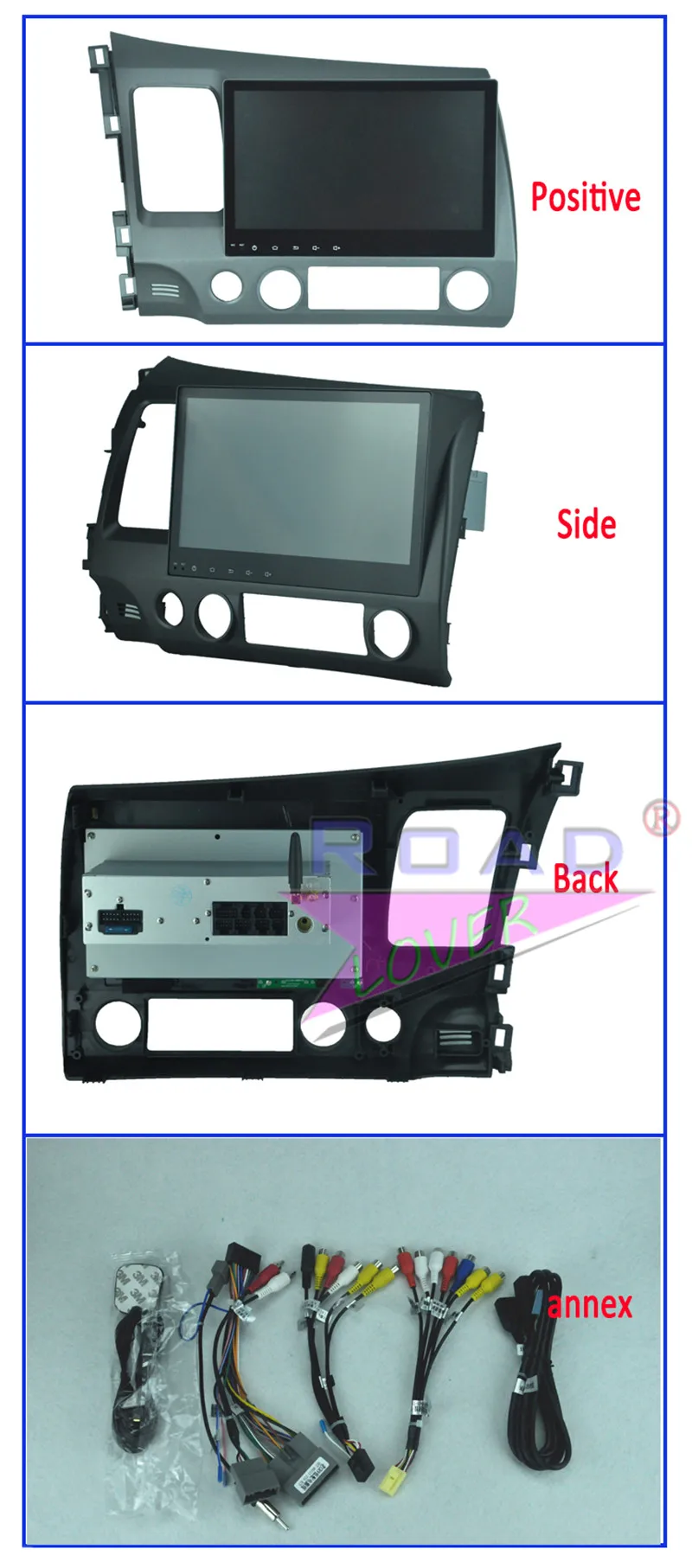 Best Roadlover Android 8.1 Car Multimedia Player Radio For Honda Civic 2006-2011 Stereo GPS Navigation Automagnitol Double Din NO DVD 8