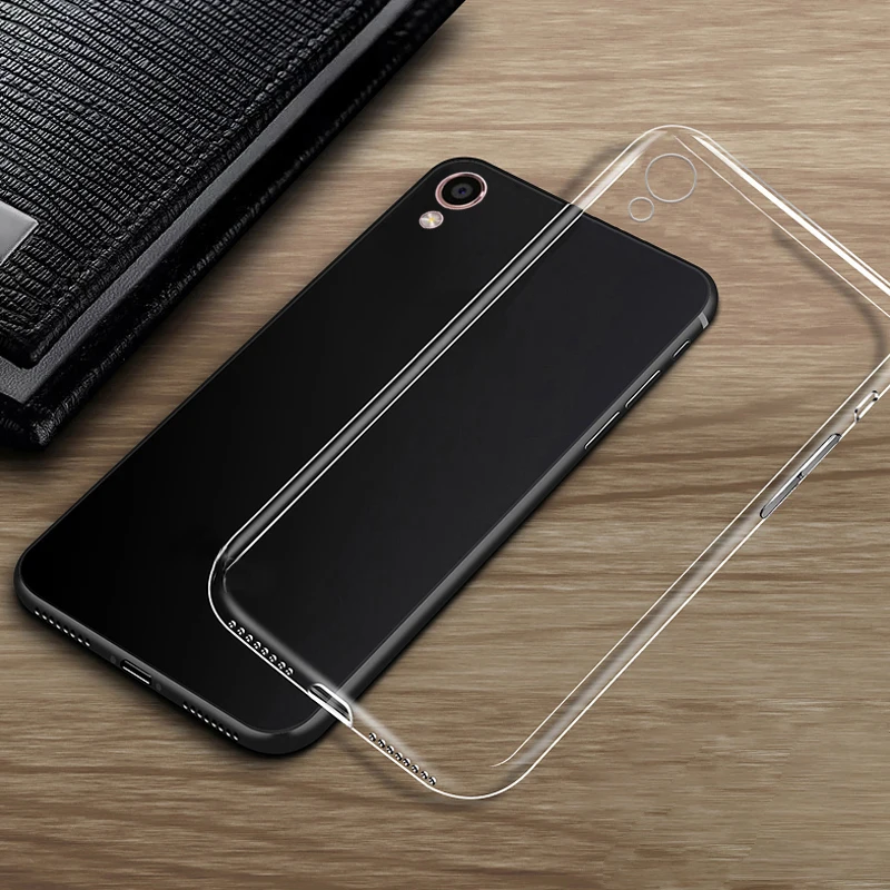 Прозрачный мягкий чехол с защитой от отпечатков пальцев для Sony XA1 Plus | Мобильные