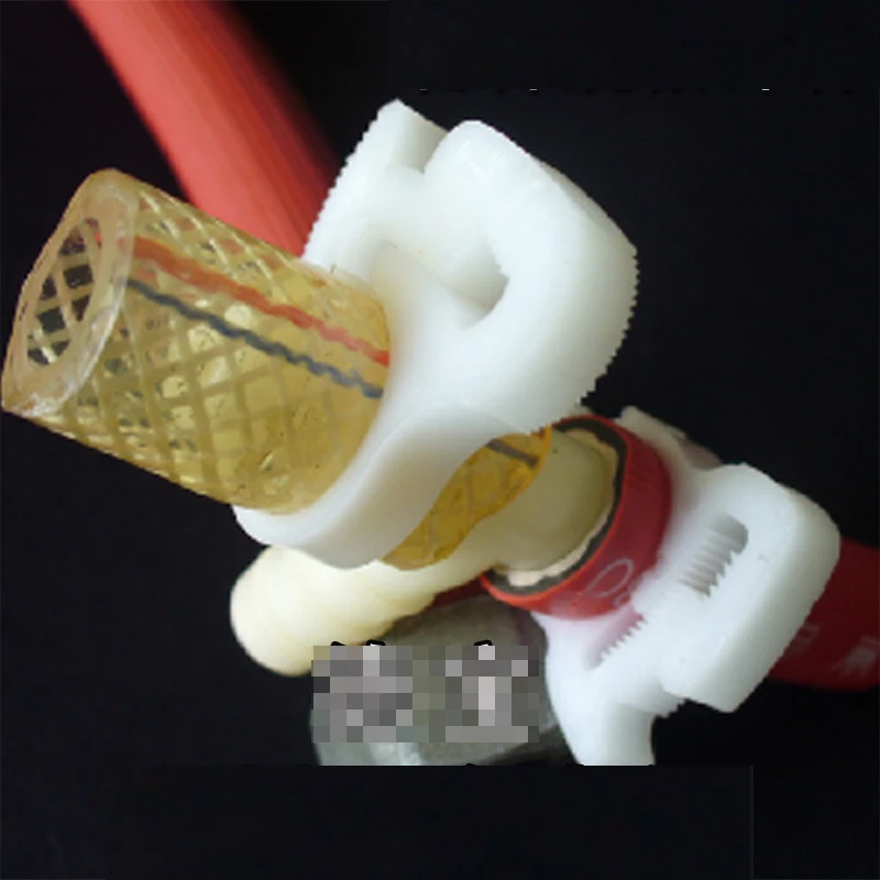 

100x Plastic Hose Clamps Tube Clip Snapper Ratchet-type Dia. 4.1 to 19.5mm Soft Pipe Snap-on Snap Grip Adjustable Waterproof