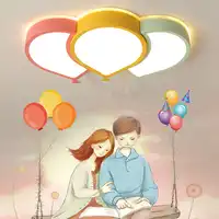 Cartoon balloon kids room led chandelier irom+acrylic eyesight Children room Girl room chandelier lighting lampara techo