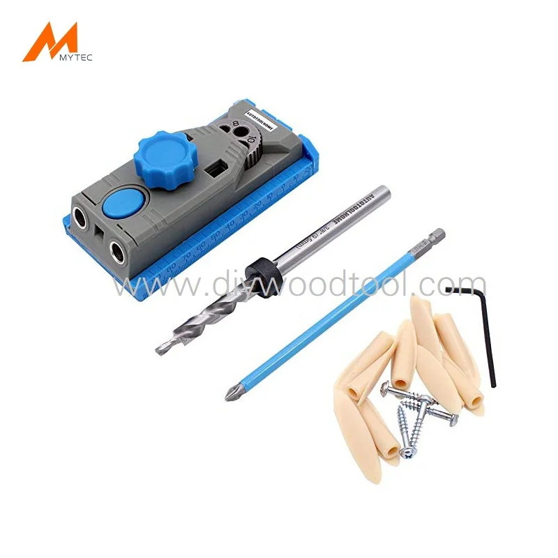 

Pocket Hole Jig System Drill Guide for Wood Doweling Joinery Screws Woodworking Jigs Accessories Tools