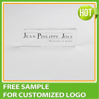 Koop Sieraden display Logo display Acryl Blok Acryl merk Block Naamplaat Bewegwijzering Plaques Pop Stand