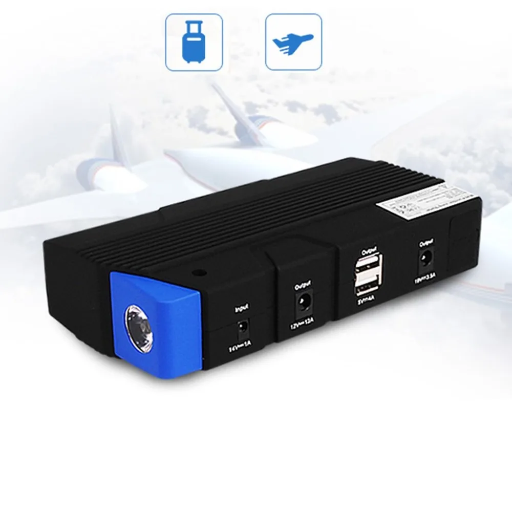 

12V 68800mAh Portable Car Jump Starter USB Output Fast Charging Battery Power Bank Multifunction Car Charger Power Supply