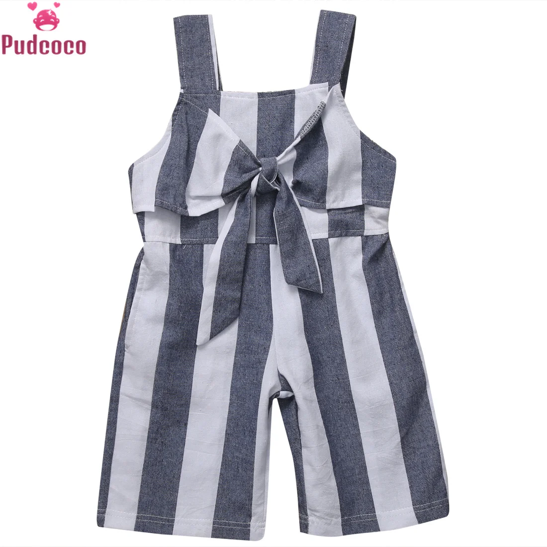 Детский летний комбинезон без рукавов с бантом|girls overalls|kids overallsoveralls girls |