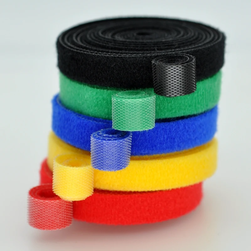 

2yards/lot 10/20mm color Magic Nylon Sticker Adhesive Hooks Loops Fastener Tape back to back self Sewing Craft DIY Accessories