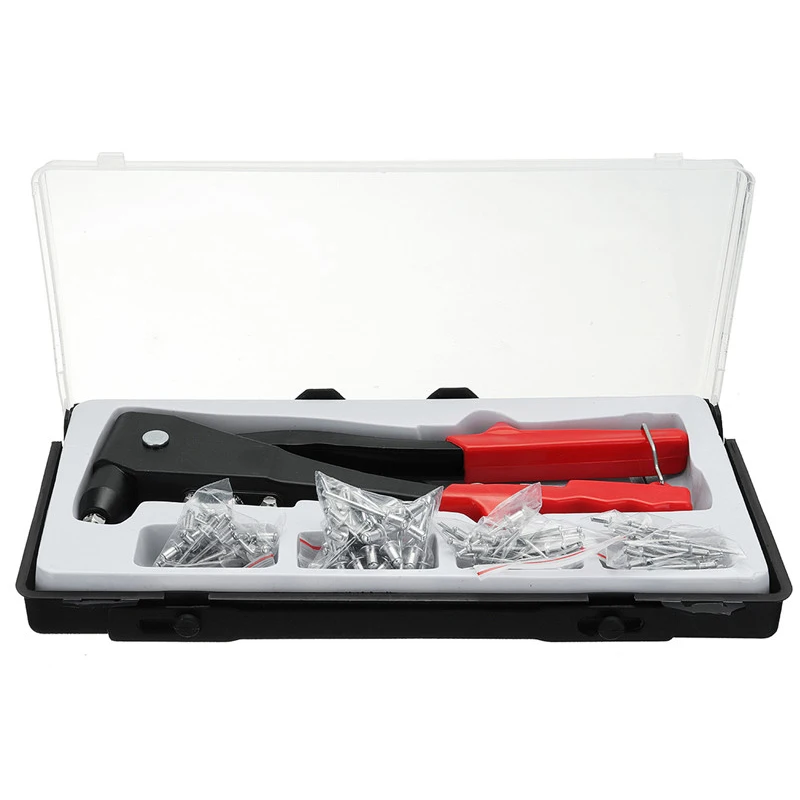 

101Pcs/Set Aluminum Blind Rivet Tool Heavy Nut Threaded Insert Hand Riveting Kit Rivet Nuts Nail Tool Household Repair Tool