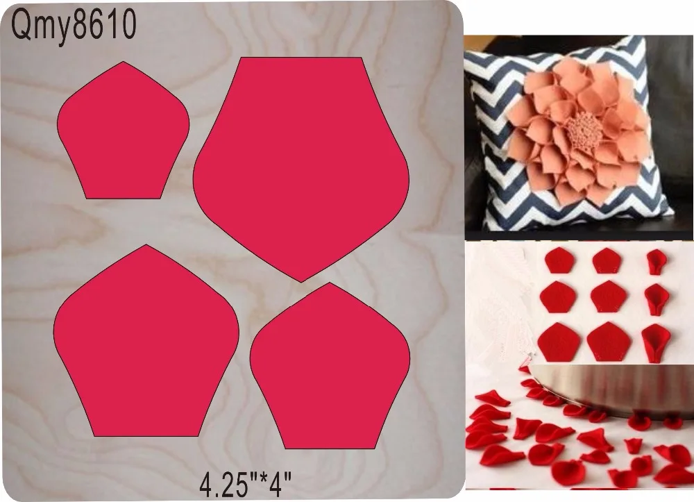 

Petal 5 Wood Mould is compatible with most leading machines Mold thickness: 15.8mm
