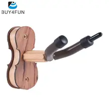 Деревянная скрипка вешалка крюк с бантом держатель для дома и студии настенное крепление использовать цвет бурливуда