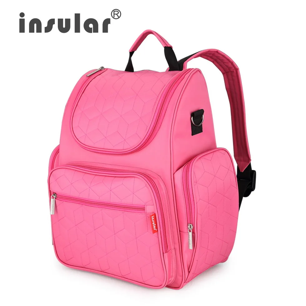 Insular, брендовые сумки для подгузников для мам, стильный рюкзак для путешествий, сумка для подгузников, большая вместительность, сетчатая стильная сумка для детских колясок - Цвет: style 1