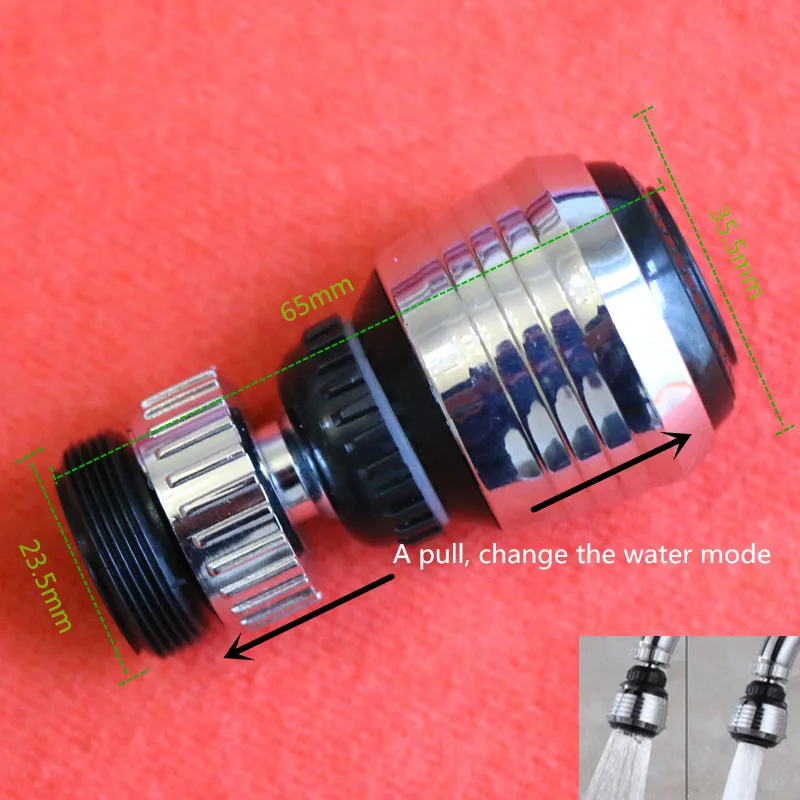 

1 Pcs Water Bubbler Swivel Head Saving Tap Faucet Aerator Connector Diffuser Nozzle Filter Mesh Home Hotel 360 Degree Adapter