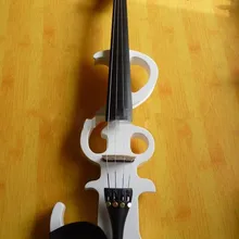 N2 белый цвет электрическая скрипка 4/4 скрипка ручной работы o музыкальные инструменты, скрипка бразильский деревянный смычок