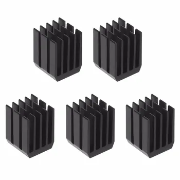 

5Pcs/Set 9*9*12mm Aluminum Cooling Heat Sink Chip RAM Radiator Heatsink Cooler