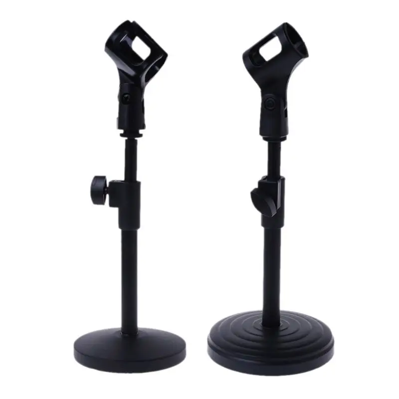 Mudder Adjustable Foldable Desk Microphone Stand With Mic Clip For