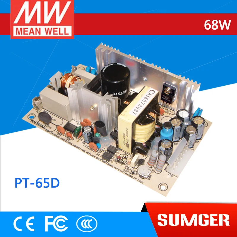 

[Sumger] MEAN WELL original PT-65D meanwell PT-65 68W Triple Output Switching Power Supply
