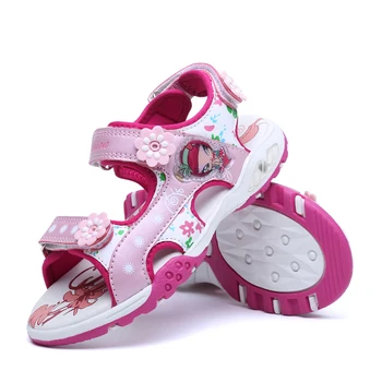 

MudiPanda 3-12 years old girls shoes sandals fashion 4 little princess 5 soft 6 child baby 7 little girl summer children's beach