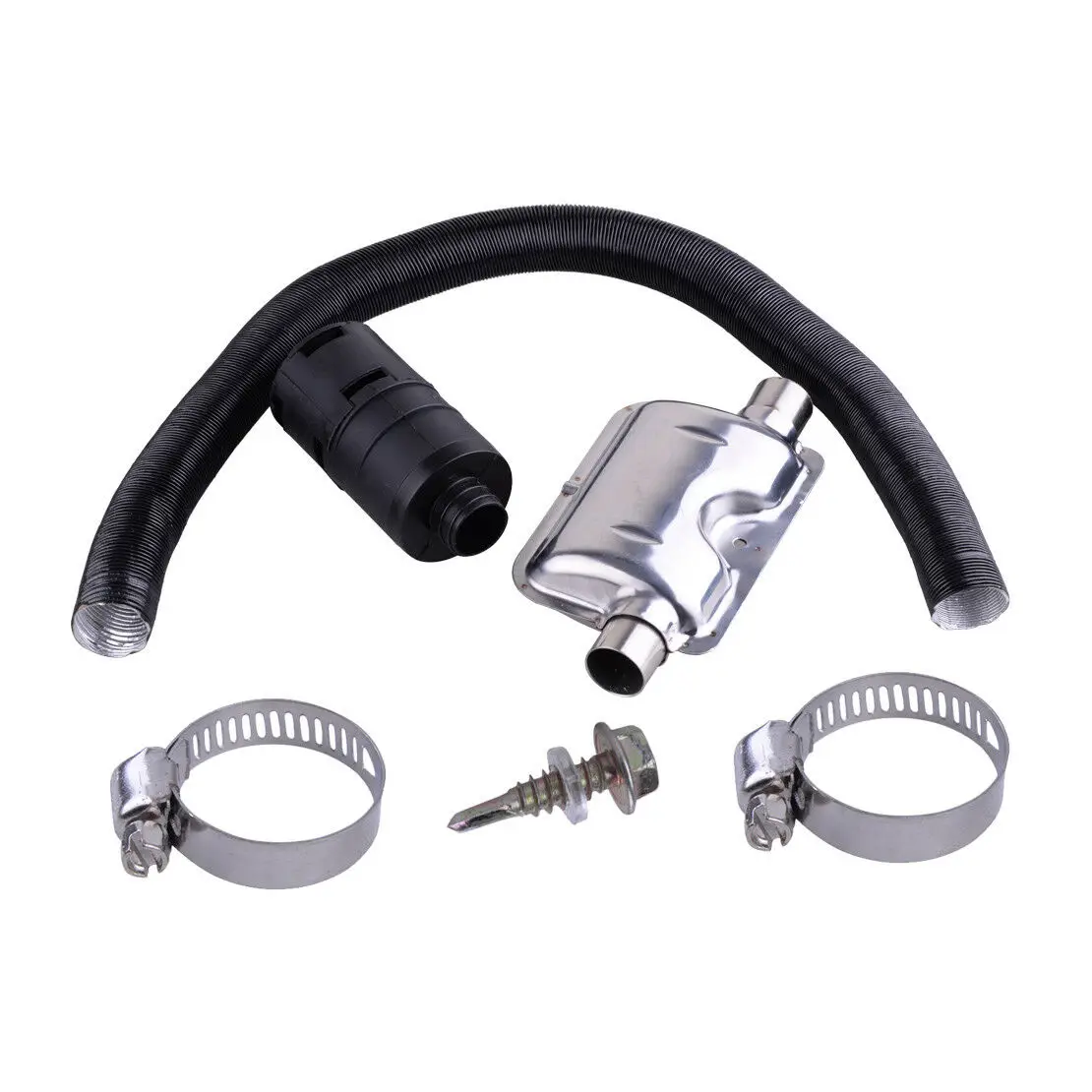

Muffler Intake Exhaust Silencer Pipe Air Filter For Webasto Eberspacher Auto Heater Parts Replacement New Durable
