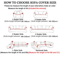 Thicken Plush Elastic Sofa Covers 2