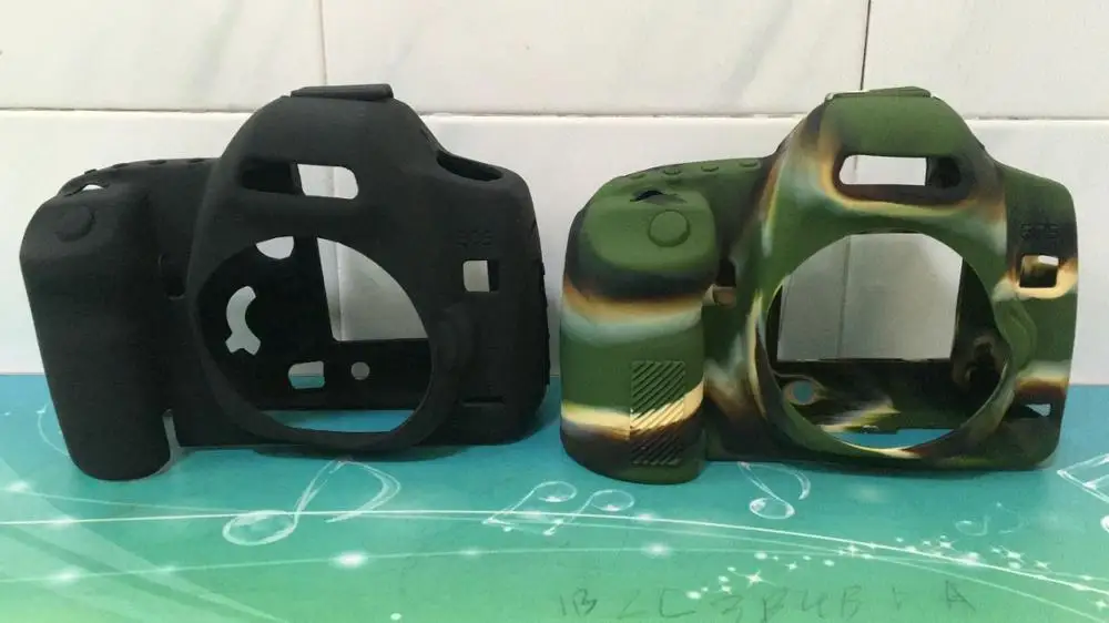 Силиконовый кожаный брони чехол для DSLR камеры защитный корпуса видеокамеры Canon EOS