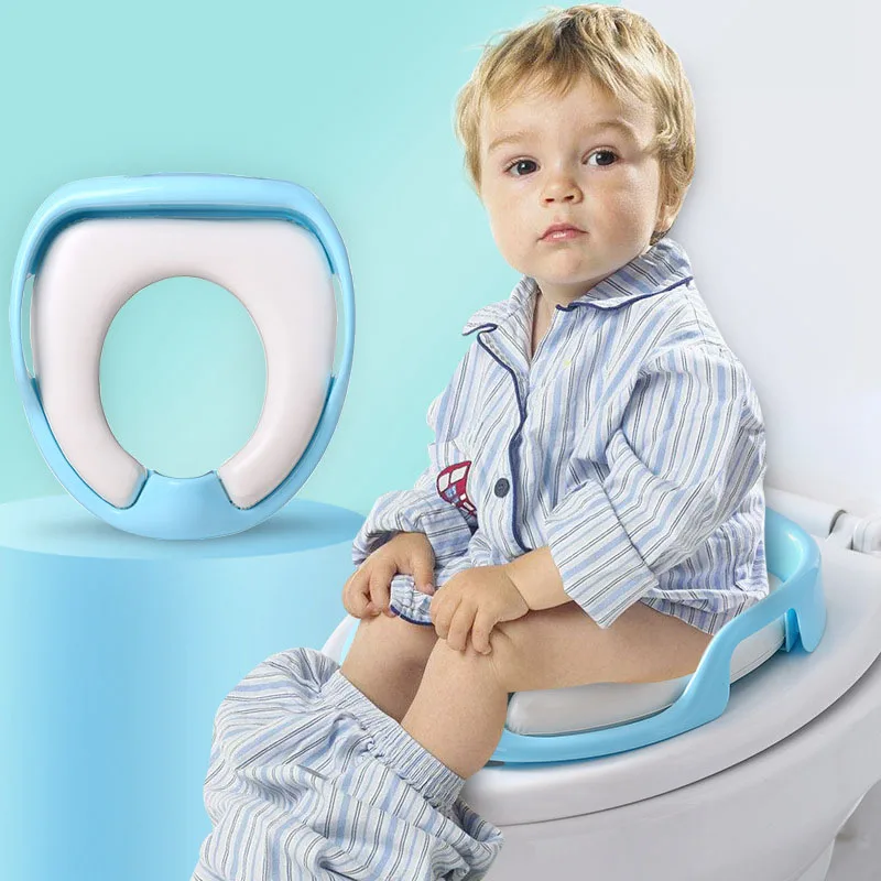 CACX Baby Potties Training Safe Potty Seat For Kids Toddlers Boy Girl Toilet Seat for Baby Cushion Handle Toilet Anti-slip Chair CACX Baby Potties Training Safe Potty Seat For Kids Toddlers Boy Girl Toilet Seat for Baby Cushion Handle Toilet Anti-slip Chair