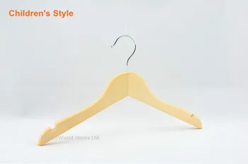 

[Free Shipping] Cute Natural Solid Wooden Tops Hanger for Children/ Kids/ Baby (16 pieces/ lot)