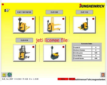 

JETI Jungheinrich Judit-4 Diagnostic software 4.33+license