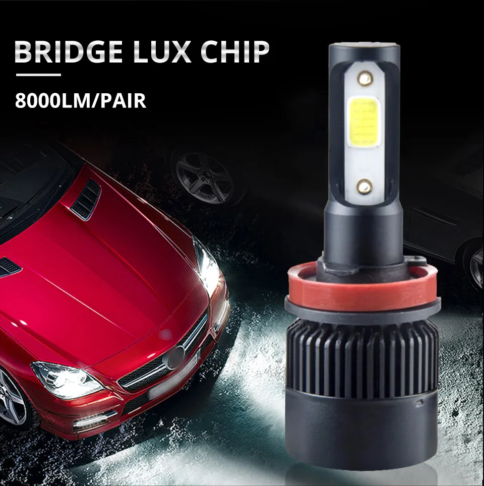 Aceersun LED truck Fog light 24V 8000lm COB Chip 72W LED H1 H7 H11 H8 9005 9006 IP67 waterproof IP67 anti-fog 4300K 6500K (2)