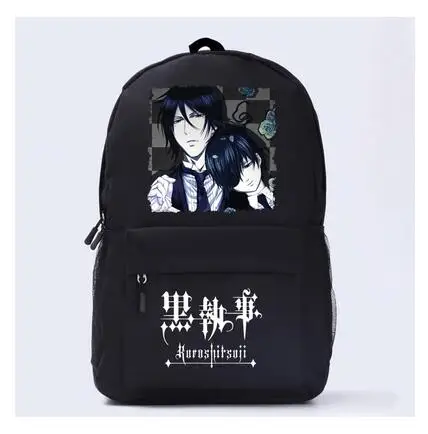 Kuroshitsuji аниме рюкзак элегантный дизайн унисекс высокое качество большой емкости милый - Цвет: 11