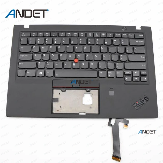

New Original for Lenovo ThinkPad X1 Carbon Gen 6th 20KH-20KG Palmrest Upper Case Cover US Backlit Keyboard