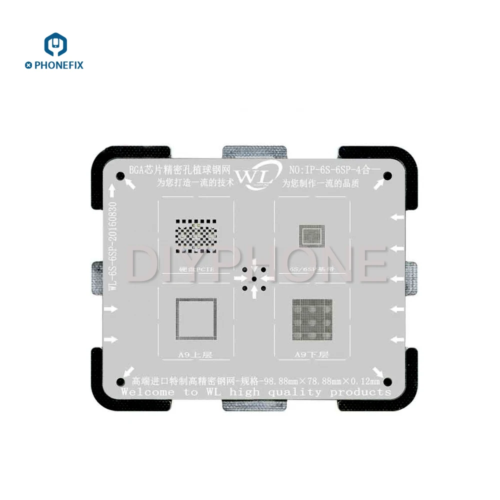 WL BGA Reballing Stencil Template
