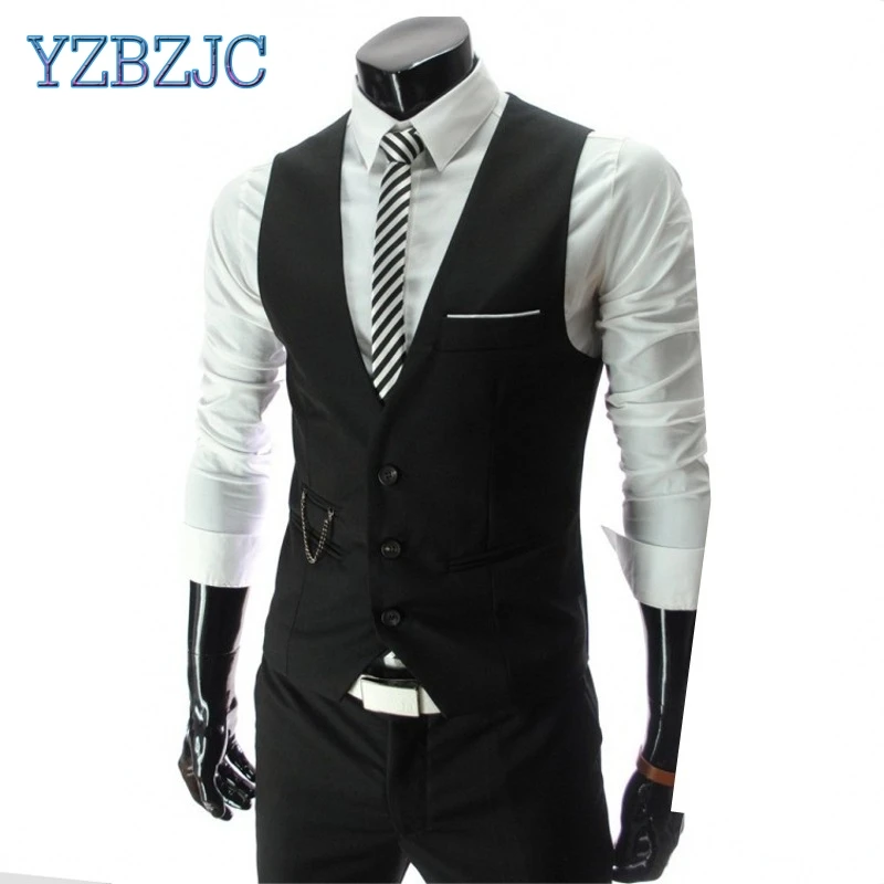 YZBZJC поступление платье вязаные жилеты для женщин мужчин Slim Fit s костюм жилет