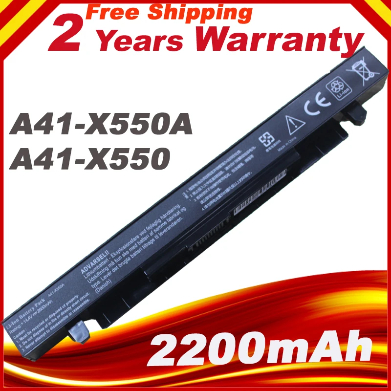 A41 X550A A41 X550 battery For Asus A450C A550C F450C F550C F552C K450C